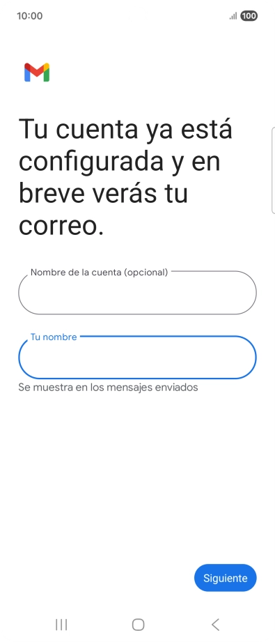 Pulsa Siguiente.