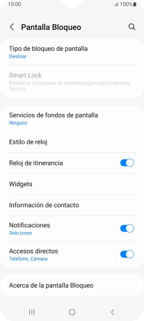 Pulsa Tipo de bloqueo de pantalla. Pulsa Tipo de bloqueo de pantalla.