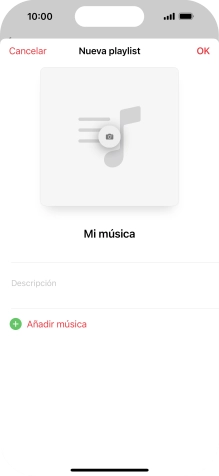 Pulsa Añadir música. Pulsa Añadir música.