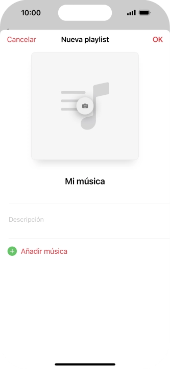 Pulsa Añadir música. Pulsa Añadir música.