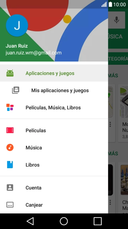 Pulsa Mis aplicaciones y juegos. Pulsa Mis aplicaciones y juegos.