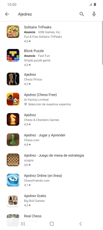 Pulsa la app deseada. Pulsa la app deseada.