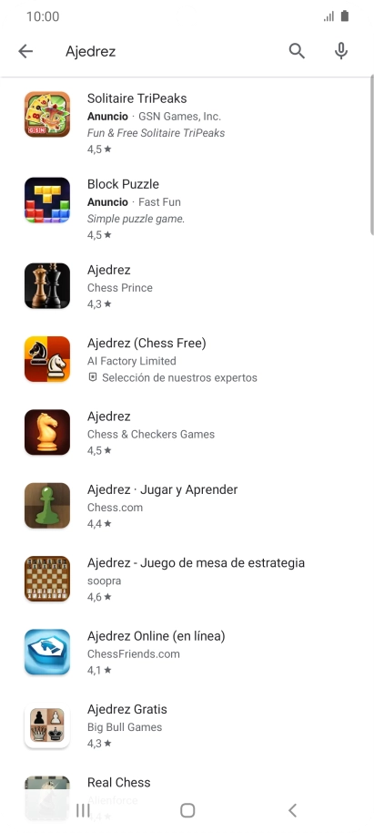 Pulsa la app deseada. Pulsa la app deseada.