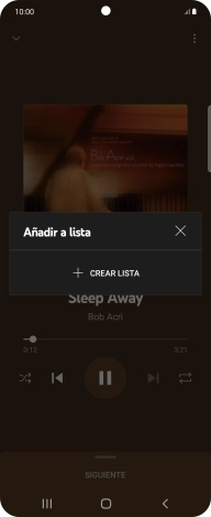 Pulsa CREAR LISTA.