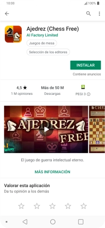 Pulsa INSTALAR y sigue las indicaciones de la pantalla para instalar la app. Pulsa INSTALAR y sigue las indicaciones de la pantalla para instalar la app.
