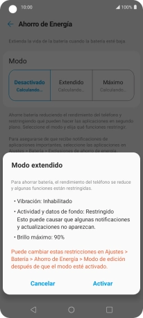 Pulsa Activar para activar la función. Pulsa Activar para activar la función.