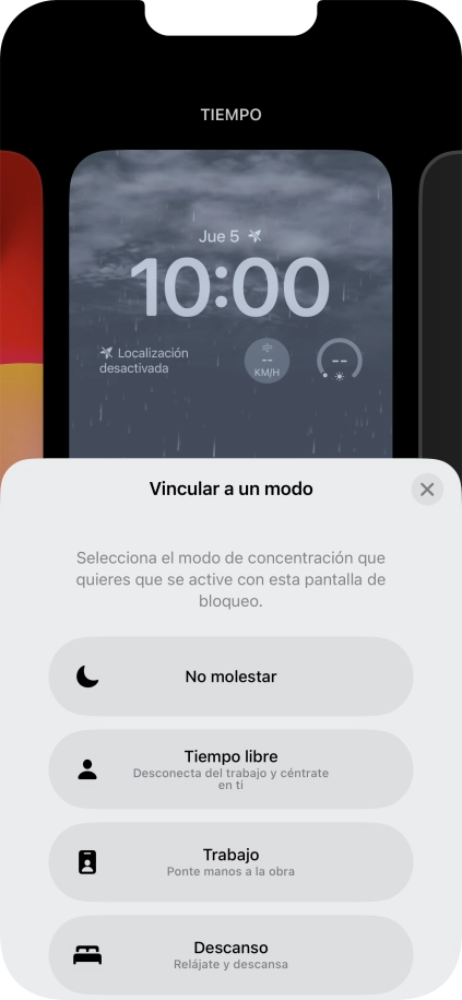 Pulsa un modo de concentración. Pulsa un modo de concentración.