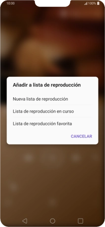 Pulsa Nueva lista de reproducción. Pulsa Nueva lista de reproducción.