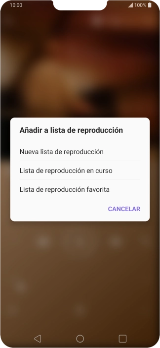 Pulsa Nueva lista de reproducción. Pulsa Nueva lista de reproducción.