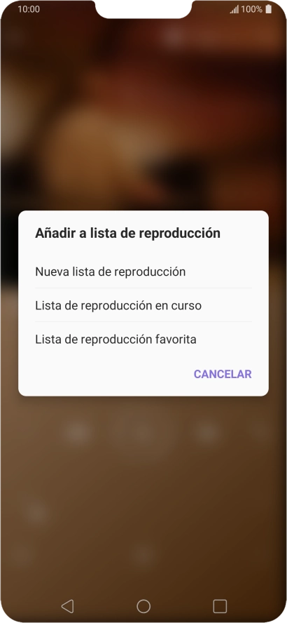 Pulsa Nueva lista de reproducción. Pulsa Nueva lista de reproducción.