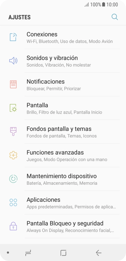 Pulsa Pantalla Bloqueo y seguridad.