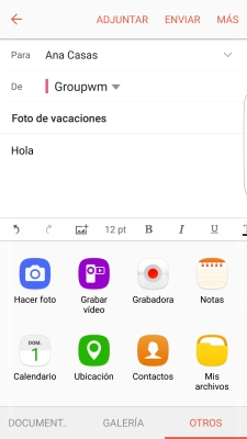 Pulsa Mis archivos y desplázate a la carpeta deseada. Pulsa Mis archivos y desplázate a la carpeta deseada.