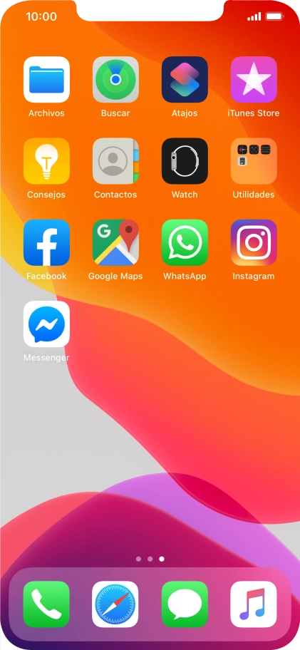 Mantén pulsada una app cualquiera durante unos instantes.