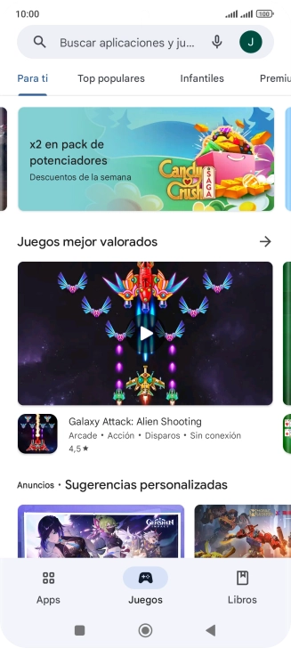 Pulsa el icono de perfil. Pulsa el icono de perfil.