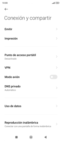Pulsa Uso de datos.