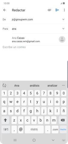 Pulsa el contacto deseado.
