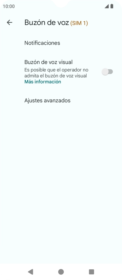 Pulsa Ajustes avanzados. Pulsa Ajustes avanzados.