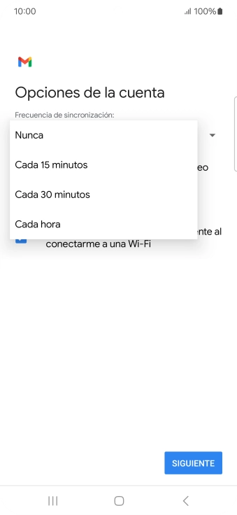 Pulsa el ajuste deseado. Pulsa el ajuste deseado.