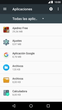 Pulsa la app deseada. Pulsa la app deseada.