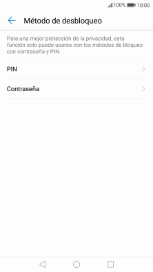 Pulsa PIN y sigue las indicaciones de la pantalla para crear un código de seguridad del teléfono adicional. Pulsa PIN y sigue las indicaciones de la pantalla para crear un código de seguridad del teléfono adicional.