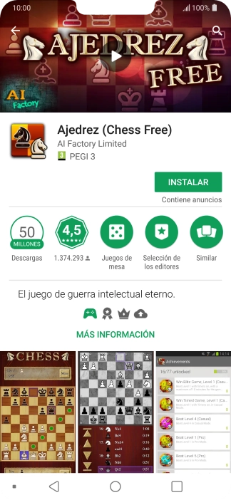 Pulsa la tecla de inicio para terminar y regresar a la pantalla de inicio.