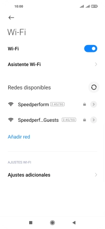 Pulsa Asistente Wi-Fi. Pulsa Asistente Wi-Fi.