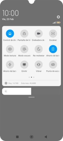 Pulsa la tecla de inicio para terminar y regresar a la pantalla de inicio. Pulsa la tecla de inicio para terminar y regresar a la pantalla de inicio.