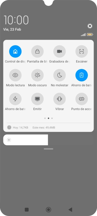 Pulsa la tecla de inicio para terminar y regresar a la pantalla de inicio. Pulsa la tecla de inicio para terminar y regresar a la pantalla de inicio.