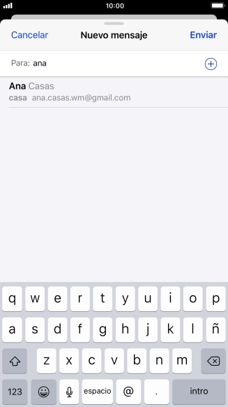 Pulsa el contacto deseado.