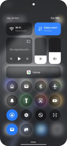 Pulsa el icono de modo de ahorro de energía para activar o desactivar la función. Pulsa el icono de modo de ahorro de energía para activar o desactivar la función.