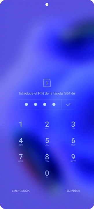 Si lo solicita el teléfono, introduce el código PIN y pulsa el icono de aceptar. Si lo solicita el teléfono, introduce el código PIN y pulsa el icono de aceptar.