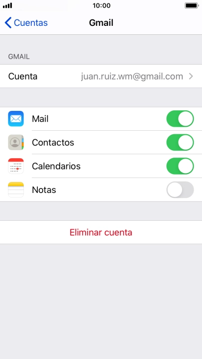 Pulsa la tecla de inicio para terminar y regresar a la pantalla de inicio.