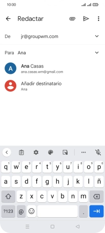 Pulsa el contacto deseado. Pulsa el contacto deseado.