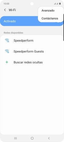 Pulsa Avanzado.