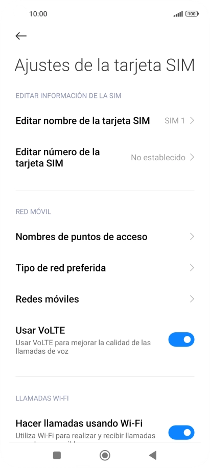Pulsa Redes móviles. Pulsa Redes móviles.