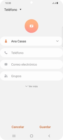 Pulsa Teléfono e introduce el número de teléfono deseado. Pulsa Teléfono e introduce el número de teléfono deseado.