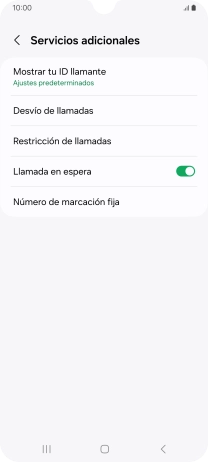 Pulsa Desvío de llamadas. Pulsa Desvío de llamadas.