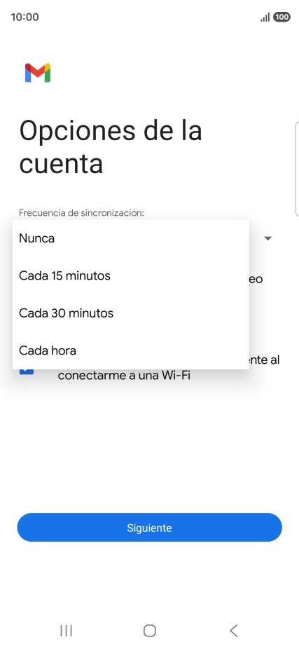 Pulsa el ajuste deseado. Pulsa el ajuste deseado.