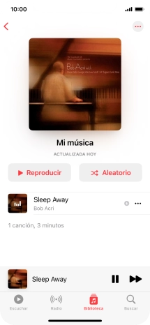 Pulsa el título de la canción. Pulsa el título de la canción.
