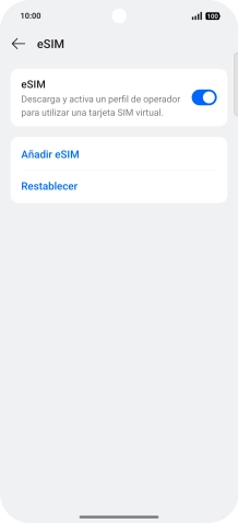 Pulsa Añadir eSIM. Pulsa Añadir eSIM.