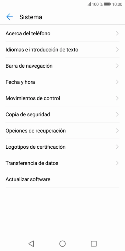 Pulsa Actualizar software. Si hay una versión de software nueva disponible, aparecerá ahora en la pantalla. Sigue las indicaciones de la pantalla para actualizar el software del teléfono. Pulsa Actualizar software. Si hay una versión de software nueva disponible, aparecerá ahora en la pantalla. Sigue las indicaciones de la pantalla para actualizar el software del teléfono.