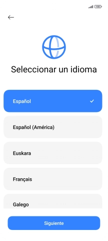 Pulsa el idioma deseado. Pulsa el idioma deseado.