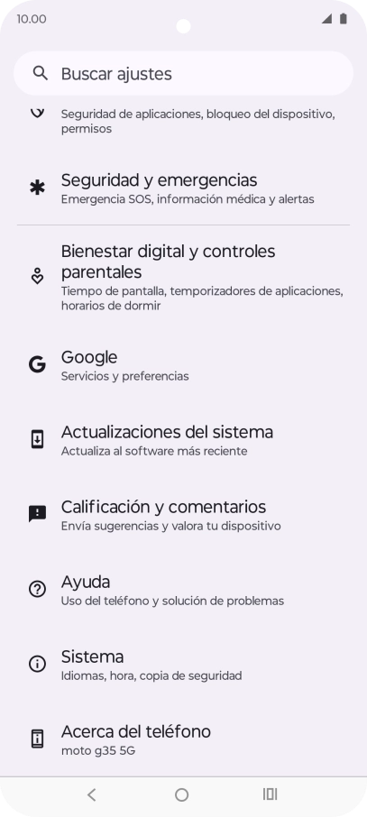Pulsa Sistema. Pulsa Sistema.