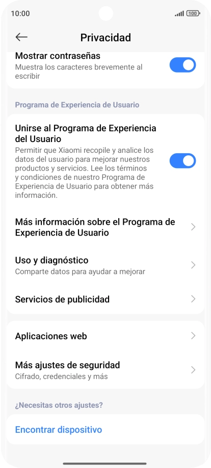 Pulsa Más ajustes de seguridad. Pulsa Más ajustes de seguridad.