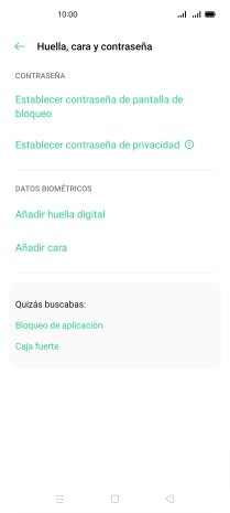 Pulsa Añadir huella digital. Pulsa Añadir huella digital.