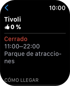 Pulsa el destino deseado. Pulsa el destino deseado.