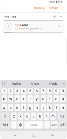 Pulsa el contacto deseado. Pulsa el contacto deseado.