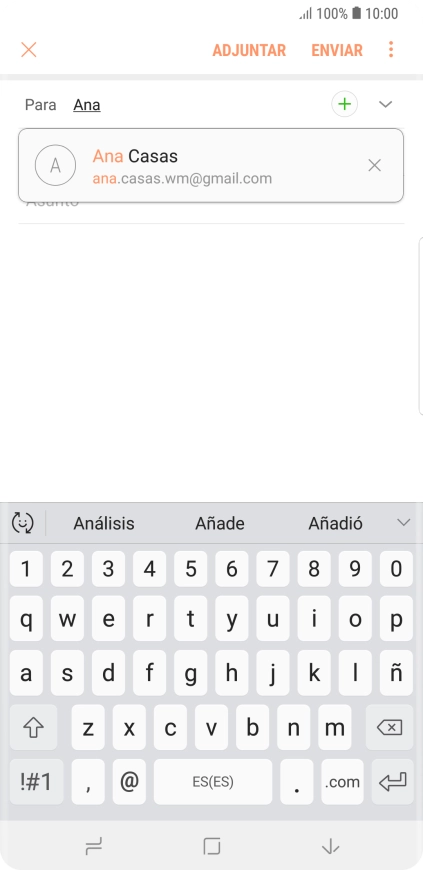 Pulsa el contacto deseado. Pulsa el contacto deseado.