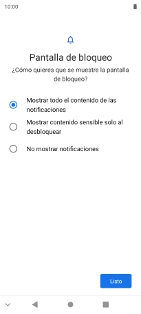 Pulsa Listo. Pulsa Listo.