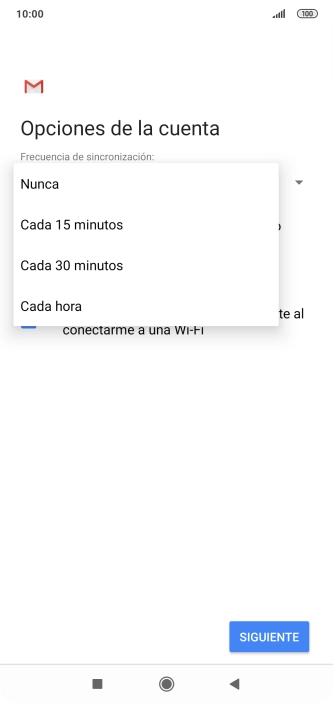 Pulsa el ajuste deseado. Pulsa el ajuste deseado.